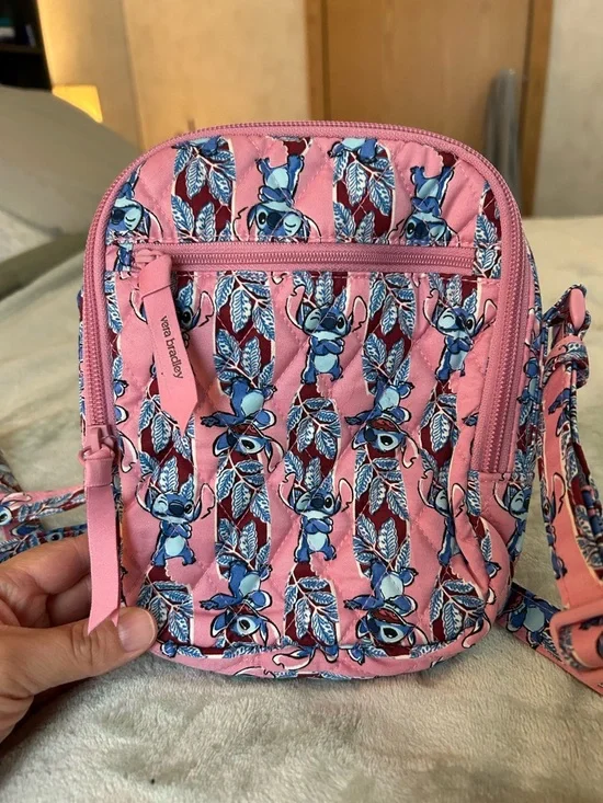 Vera Bradley Disney Sullivan Crossbody- Surfboard Stitch - Picture 1 of 8